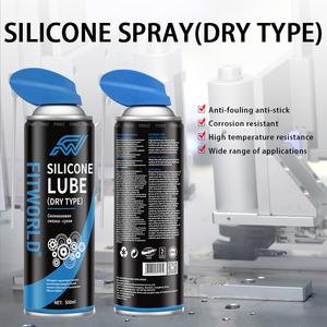 FITWORLD 500ml Spray lubrifiant silicone sec, étanche et anti-poussière, pour démoulage et maintenance industrielle - Product Image 4