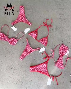 MLY 2026 Luxury Bikini Swimwear Manufacturer Double Fabric Women's Swimwear Plus Size Custom Logo Bathing Suit - Product Image 3