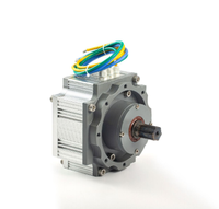 Moteur servo synchrone à aimant permanent à flux axial sans balais avec réducteur planétaire à montage sur bride, efficacité IE4, cadre 250 mm