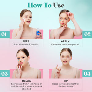 20 Parches <span class=keywords><strong>para</strong></span> el Acné con Forma de Flor Colorida, Nueva Forma, Parche Anti-Acné, 12 mm con Perla - Product Image 6