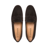 CHOOZII Vente en gros de mocassins pour enfants garçons en daim marron Chaussures pour enfants