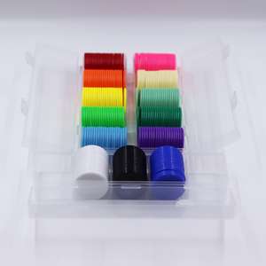 Fichas de Plástico Personalizadas al por Mayor, de Calidad, Coloridas, con Impresión de Logotipo y Número en Uno o Ambos Lados, para Accesorios de Juegos de Mesa - Product Image 3