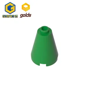 [Gobricks] GDS-746 bloc de construction en gros LDD 14918 cône 2x2x2 avec pièces de goujon ouvert bloqué