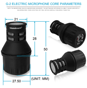 G-2 độ nhạy cao không định hướng ngưng <span class=keywords><strong>Microphone</strong></span> với 600 trở kháng và 0.9% THD cho hội nghị/Hiển thị sử dụng - Product Image 6