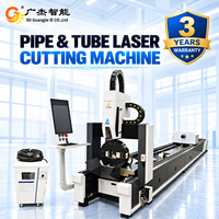 Machine de découpe industrielle CNC automatique 3000W pour tuyaux, découpeuse laser fibre pour tubes métalliques, avec IA graphique, directement du fabricant