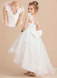 Vestidos <span class=keywords><strong>de</strong></span> Primera Comunión para Niña <span class=keywords><strong>de</strong></span> Encaje <span class=keywords><strong>Blanco</strong></span> Sagrado <span class=keywords><strong>Vestido</strong></span> <span class=keywords><strong>de</strong></span> Niña <span class=keywords><strong>de</strong></span> las Flores para Iglesia Verano Boda Bautizo - Product Image 2