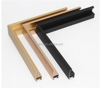 Foshan vente en gros personnalisé en alliage d'aluminium cadre moulage profil pour photo Photo miroir cadres peinture affiche décoration de la maison