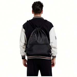 Bolsa de Cuerda Ligera de Gran Capacidad, Mochila Multifuncional Impermeable con Cordón, Bolsa Deportiva para Fitness - Product Image 3