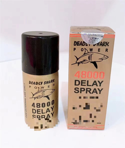 Erkekler için 45ml köpekbalığı gücü 48000/25000/14000 ekstra güçlü erkek gecikme spreyi