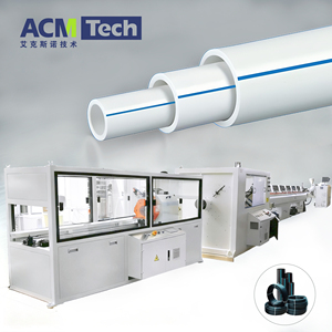 Machine d'extrusion <span class=keywords><strong>de</strong></span> tubes en PEHD à vis simple industrielle pour tuyaux <span class=keywords><strong>de</strong></span> drainage avec contrôle PLC et haute productivité - Product Image 1