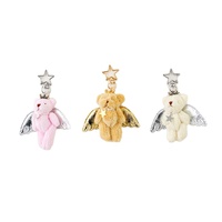 Pendentif de sac mignon en forme de poupée, pendentif poupée ange ours, porte-clés de voiture polyvalent, style Ins