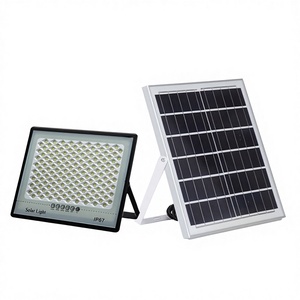 <span class=keywords><strong>LUMIO</strong></span> - Reflector LED <span class=keywords><strong>Solar</strong></span> de Aluminio para Exteriores, Impermeable IP66, Certificado CE, Batería LiFePO4, para Estadios Deportivos, 200W/300W, 2 Años de Garantía - Product Image 1