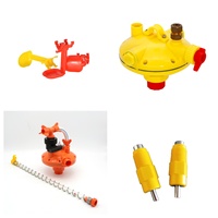Système d'abreuvement automatique par tétine pour poulets, équipement complet pour élevage de poulets de chair