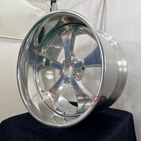 Jantes forgées en alliage 6061 T6, 2 ou 3 pièces, polies sur mesure, à déport profond de 18 à 26 pouces, pour Lamborghini, Ferrari, Rolls Royce