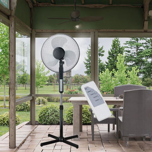 16-дюймовый вентилятор переменного тока, осевой промышленный вентилятор, пластиковый стоячий солнечный вентилятор для RV 220 В, электрическое воздушное охлаждение для наружных отелей и домашних хозяйств - Product Image 5