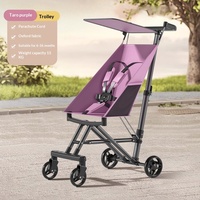 Poussette bébé en métal, nouveau style, légère, pliable, à quatre roues, pour enfants de 6 mois à 3 ans, vente en gros