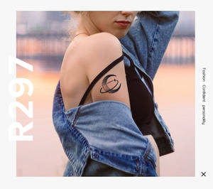 Tatuaje Temporal Unisex con Diseño de Corazón, Duradero 15 Días, Orgánico, Transferible con Agua, Semipermanente, a Base de Plantas, <span class=keywords><strong>para</strong></span> <span class=keywords><strong>Parejas</strong></span> - Product Image 3