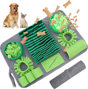 Tapis de reniflement interactif pour chiens, tapis d'alimentation pour chiots, tapis de distribution lente de friandises pour l'entraînement et le soulagement du stress - Product Image 4