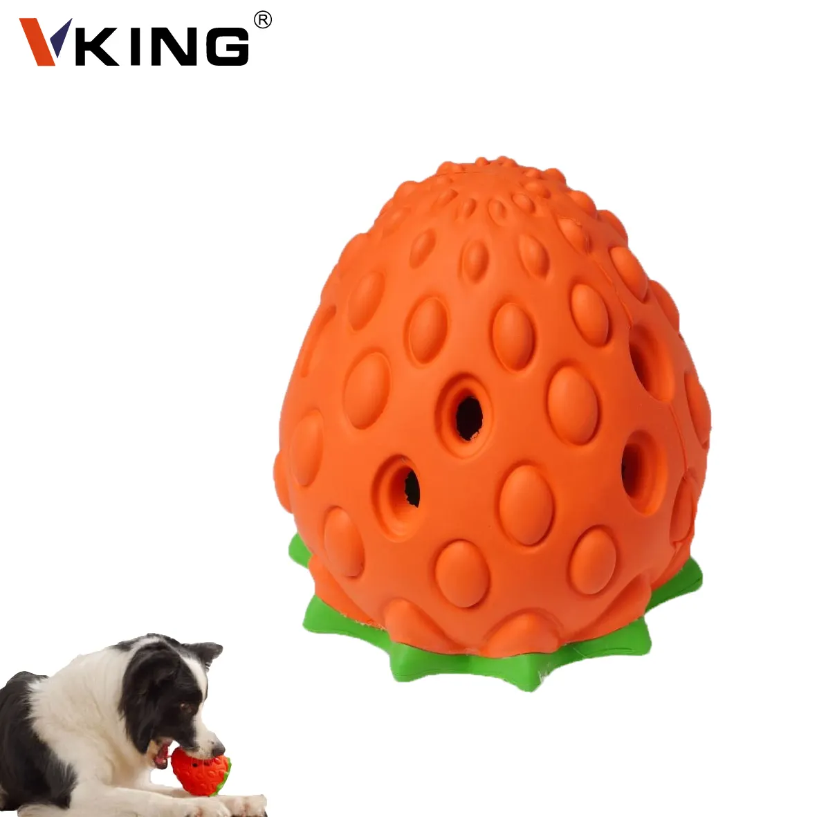 Фруктовая клубника, Жевательная кормушка, тренировочная головоломка, интерактивные игрушки для собак, мяч