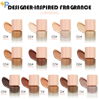 Fond de teint liquide mini personnalisé, marque privée, imperméable, longue tenue, végan, couvrance totale, fini mat, pour estomper les imperfections