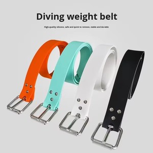 Cintura da Sub in Silicone da 1,3 m a Sgancio Rapido con Fibbia in Acciaio Inox 316 per Immersioni, Pesca Subacquea e Apnea - Product Image 4