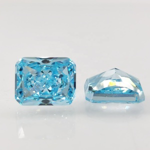 BaiFu jewelry Octagon shape ice crushed cut radiant sintetico cubic zirconia stone - Product Image 3