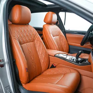 Housse de siège de voiture en cuir personnalisée housse de siège de voiture NAPPA imperméable de luxe pour BMW, Mercedes, Tesla, Lexus