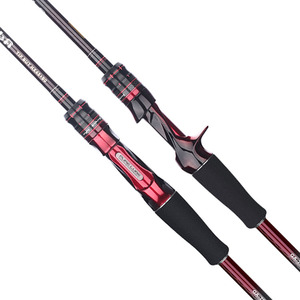 Alpha Gros Peche Haute Qualité Baitcasting <span class=keywords><strong>Canne</strong></span> À Pêche Fuji Guide Coulée Cannes à Pêche - Product Image 1