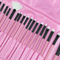 32pcs Real Professional Techniques Kabuki Private Label Wholesale Pink Makeup Pinceaux Set