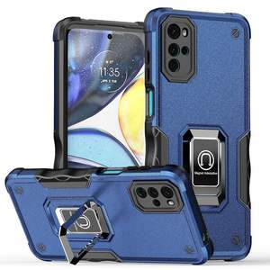 Para Motorola G22 G52 funda a prueba de golpes armadura anillo soporte parachoques teléfono contraportada para <span class=keywords><strong>Moto</strong></span> E20 E30 E40 G31 G41 G51 G71 5G fundas - Product Image 1