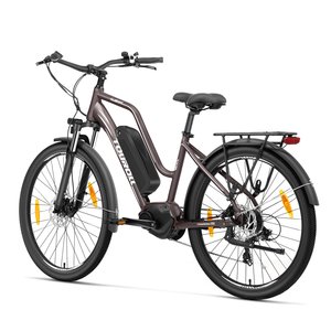 MA2 Touroll ขนาด27.5นิ้ว250W 13Ah 36V จักรยานไฟฟ้ามอเตอร์ขนาดกลางสีน้ำตาลเข้ม - Product Image 6