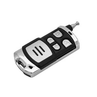 Remote Control RF 4 Tombol Grosir dengan Kode Pembelajaran 433.92MHz, Casing Logam dengan Antena untuk Rolling Shutter dan Pintu Garasi