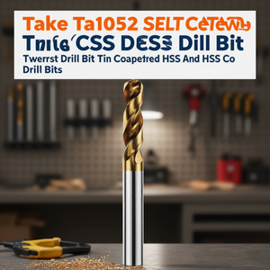 Foret hélicoïdal autonivelant HSS-Co Ttake Ta1052, revêtu d'étain, forets HSS et HSS-Co - Product Image 3