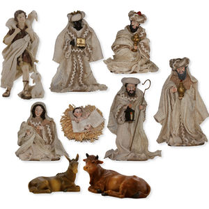 ZICOM Oriental Dressing Nativity Figures <b>Crib</b> 9-Piece <b>Set</b> for 13cm Figures <b>Christmas</b> Figurine & Toy Germany Model 9069-K026-13 - Product Image 1