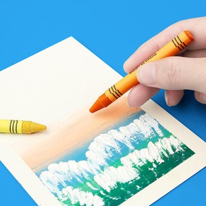 Groothandel Op Maat Niet Giftig Was Rond Krijt Set Kinderen Tekening 6 Stuks - Product Image 4