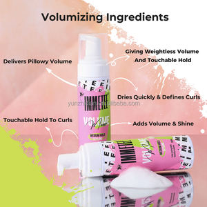 IMMETEE 200ml <span class=keywords><strong>Mousse</strong></span> Coiffante Volumisante Fixation Moyenne pour <span class=keywords><strong>Cheveux</strong></span> <span class=keywords><strong>Fins</strong></span> – Marque Privée Vente en Gros - Product Image 4