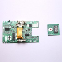 Kit de boîtier de batterie de remplacement BL1830 18V avec indicateur PCB et support pour 10 cellules pour l'assemblage de packs de batteries d'outils électriques DIY
