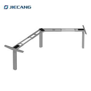JIECANG Triple Motor kantor duduk meja berdiri listrik, tinggi dapat disesuaikan bermotor berdiri meja komputer - Product Image 4