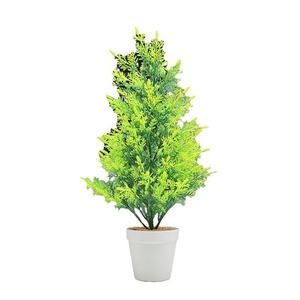 Plantes artificielles en PE très vendues, décoration de jardin écologique d'intérieur, arbres d'<span class=keywords><strong>eucalyptus</strong></span> en pot, petites plantes en pot - Product Image 2