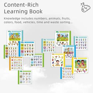 Tablero de sonido personalizado, libros, máquinas de aprendizaje de juicio lógico, libros electrónicos parlantes para niños, libros de juguetes educativos - Product Image 3