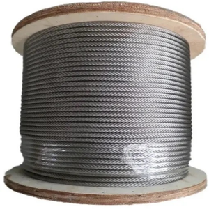 Câble en acier galvanisé électrique de fabrication chinoise 6X24+7FC, emballage en bobine avec âme en fibre - Product Image 2