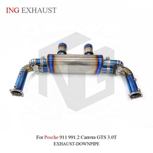 Sistema <span class=keywords><strong>de</strong></span> <span class=keywords><strong>Escape</strong></span> CatBack <span class=keywords><strong>de</strong></span> Titanio ING para Porsche 911 991.2 Carrera GTS 3.0T, Piezas <span class=keywords><strong>de</strong></span> Afinación <span class=keywords><strong>de</strong></span> Rendimiento Ultraligeras, Venta al Por Mayor - Product Image 3