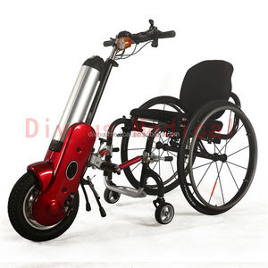 400W tête d'entraînement de fauteuil roulant 15Ah batterie au lithium haute puissance vélo à main électrique fixation de fauteuil roulant accessoires de chariot - Product Image 6