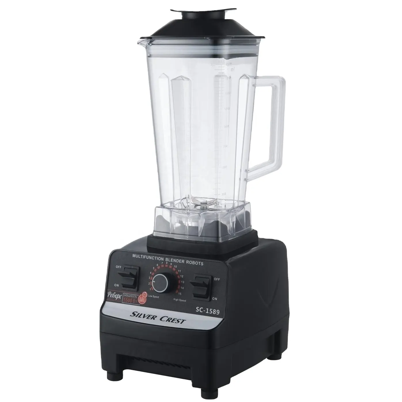 High Quality Wholesale Silver crest commercial vacuum blender with 6 layer stainless steel blades blender