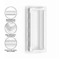Boîte de stockage d'échantillons de laboratoire professionnelle en PET blanc, version large, pour la division d'échantillons en lots à haute efficacité, matériel de laboratoire jetable