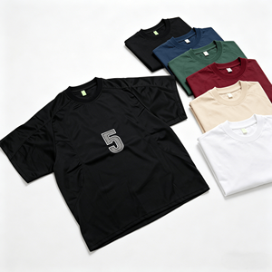 เสื้อยืดโอเวอร์ไซส์ผู้ชายลำลอง ผ้าฝ้าย 100% สไตล์ฮิปฮอป ลายกราฟิกพิมพ์ดิจิตอล DTG โลโก้แบบกำหนดเอง ลายพื้นเรียบ สไตล์สตรีท - Product Image 1