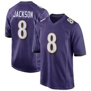Bán Buôn Khâu Mỹ Bóng Đá Jerseys New #89 Đánh Dấu Andrews #7 Rashod Bateman <span class=keywords><strong>Baltimore</strong></span> Raven Thêu Jerseys - Product Image 2