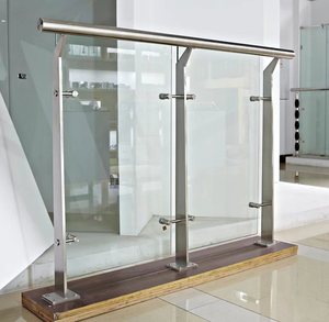 手すり屋内屋外階段304316ステンレス鋼手すりバルコニーガラス手すり階段用手すり - Product Image 3