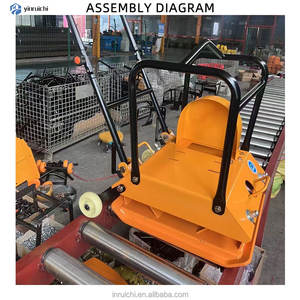 गैसोलीन डीजल संचालित सड़क डामर मिट्टी ट्रेंच पृथ्वी मजबूत कम्पेक्टर वाइब्रेटर प्लेट - Product Image 4