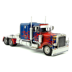 Modèle de camion vintage de haute qualité de tête de camion <span class=keywords><strong>Transformers</strong></span> <span class=keywords><strong>Optimus</strong></span> <span class=keywords><strong>Prime</strong></span> en vieux artisanat en fer pour un cadeau d'anniversaire - Product Image 1